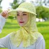 Wide Brim Bucket Hat Sunscreen Panama Balaclava Hat New Fisherman Hat  for Camping Hiking