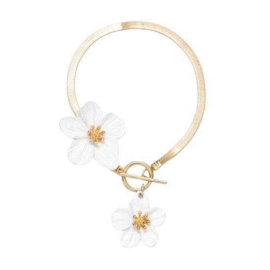 Женский браслет на щиколотку с преувеличенным 3D цветочным декором, кулон на щиколотку, летняя цепочка на ногу, платье, юбка, бикини, ювелирные изделия, подарок