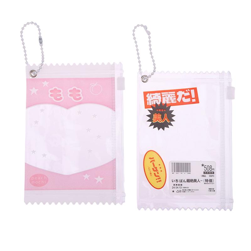 1Pc Candy Bar Bag Anime Themed Badge Storage Case Pendant Protective Shell Card Doll Bag
