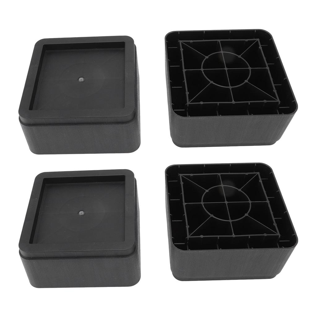 4-piece furniture riser, plastic riser pads, furniture riser by 2 inches for sofa, bed, table, robust and design for home and