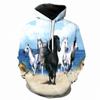 Fashion Mens Animal Hoodies 3D Printed Love Horse Sweatshirt Hoodie Harajuku Spring Autumn Streetwear Unisex Casual Tracksuit