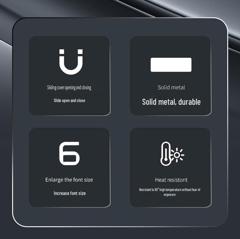 Совместимо с Chery Arrizo 5 PLUS, Tiggo 8, Explore 06, Fengyun T9, A8 Номерной знак для парковки Телефон Автомобильная передвижная карта