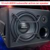 800W 10 Inch Super Subwoofer with Tweeter Car Audio Fever DIY Car Truck 12V 24V High Power Speaker Active Speaker Modification