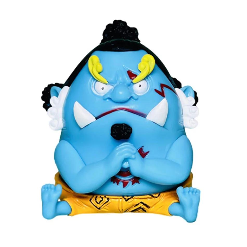 Аниме Q-версия One Piece Большая голова Роуд Фейсулонцзяобаас Императрица Ручная работа Сидящая кукла ПВХ Модель Аниме Милое украшение Подарок