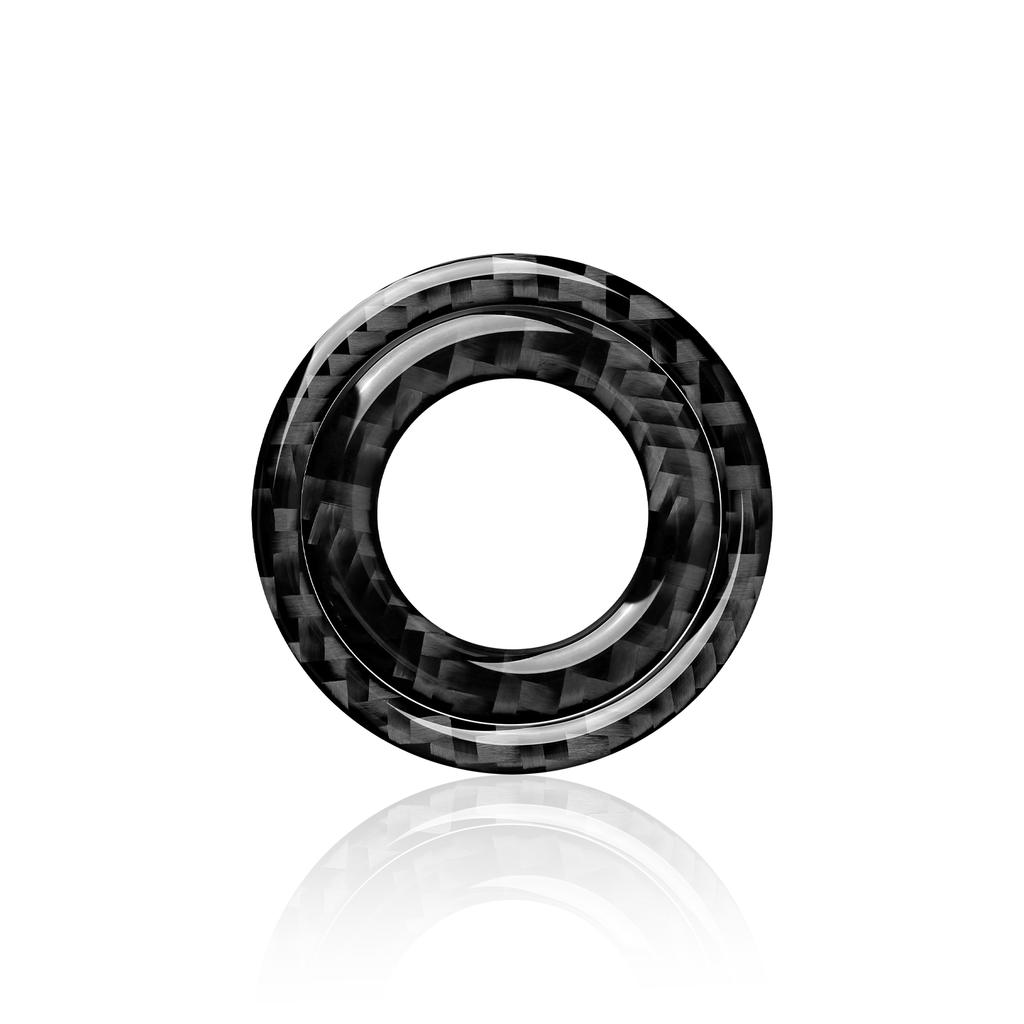 Для Dodge Challenger 2015 2016 2017 2018 аксессуары автомобильный двигатель кнопка запуска двигателя кольцо отделка из углеродного волокна