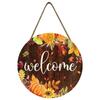 Pumpkin Wooden Welcome Door Hanging, Home Window Wall Decoration