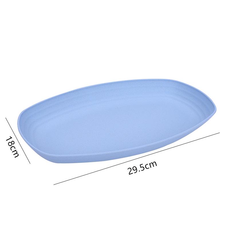 Тарелка из пшеничной соломы Nordic: Универсально подходит для фруктов, овощей, пельменей и салатов. Идеально подходит для использования дома и в гостинице. Прочный и экологичный.