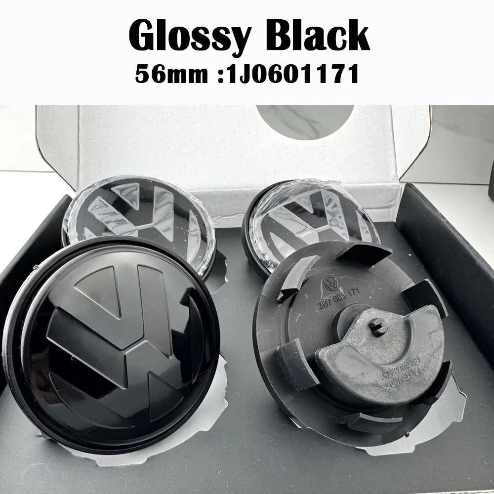 4pcs 56mm 65mm Volkswagen floating Car Wheel Center Caps Hub Cover for VW Jetta MK5 Golf Passat CC Golf 3B7601171 1J0601171 zh7