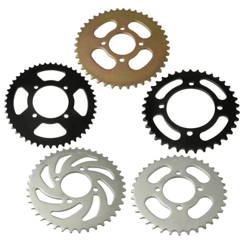 Звездочка задняя 420-37T/41T/42T/48T/50T/60T для мотоцикла, питбайка, квадроцикла, багги, карта 110cc 125cc 140cc