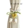 Adjustable Tulip Gauze Curtain Tie Decorative Curtain Tie Rope Flowers Curtain Straps Beautifully Heart Curtain Binding