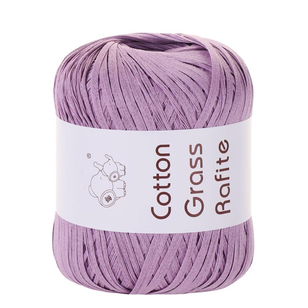 Сделай сам Рафия Соломенная Пряжа Ручное Вязание Крючком Бумажные Нити Новая Пряжа Рафия Вязание