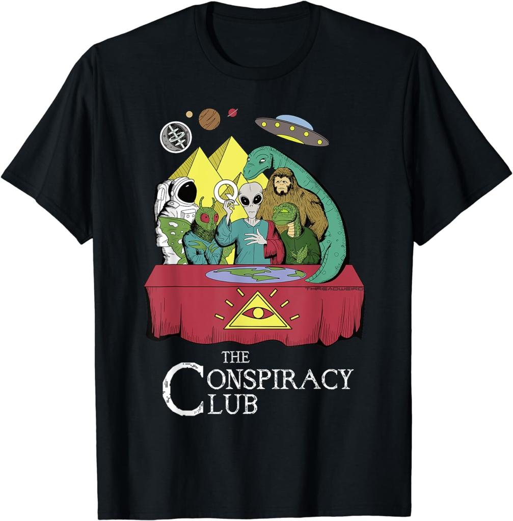 NEW LIMITED Conspiracy Theory Conspiracy Club Men Women T-Shirt - MADE IN USA