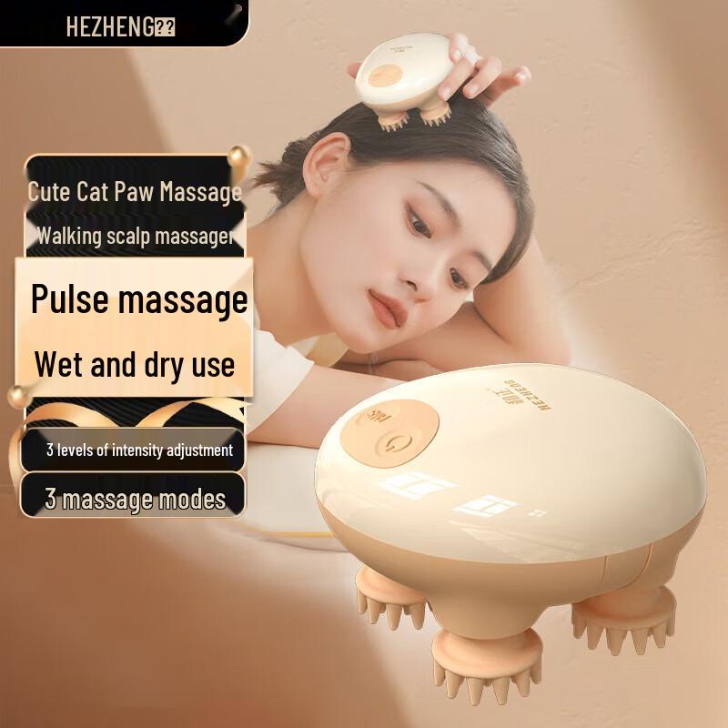 Hozheng Rechargeable Cat Claw Scalp Massager