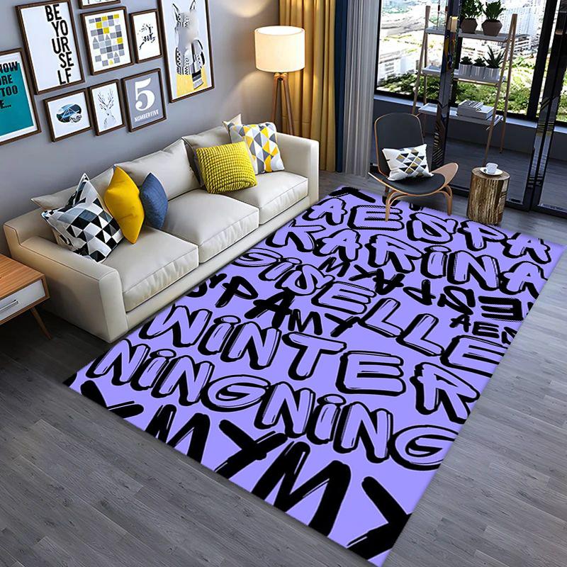 Vibrant Winter Vibes carpet floor mats printing Room Fashion Doormat