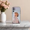 Яркий чехол для телефона с изображением актрисы E-Emma M-Myers для Samsung S25,24,23,22,30,21,10,9,Ultra,Plus,Lite,FE,4,5 G Мягкий черный чехол