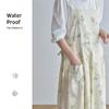 Floral Pattern Cotton Apron Pleated Skirt Korean-style Apron Girls Apron  Household Work