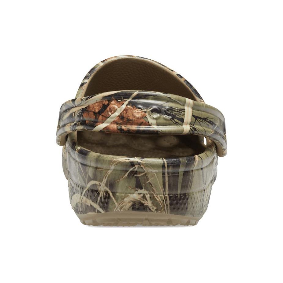 Crocs Классические удобные клоги Realtree V2 Женские клоги Хаки 12132