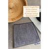 Missclean (1 Pc) Microfiber Kitchen, Counter Cloth Gray Checkered