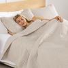 Эксклюзивный набор постельного белья Ultrasonic King Quilt, Легкие покрывала цвета березового бежа, Мягкий современный геометрический набор покрывал для Al
