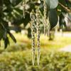 12 Pcs Acrylic Icicles Christmas Ornaments Clear Crystal Icicle Christmas Tree Hanging Decorations for Xmas New Year Holiday Wedding Party Decor