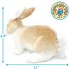 VIAHART [Tiger Tale Toys] Ridley Rabbit Plush Toy, Realistic 11-inch (27cm) Pet Rabbit, Cute Bunny [Official Japanese Product]