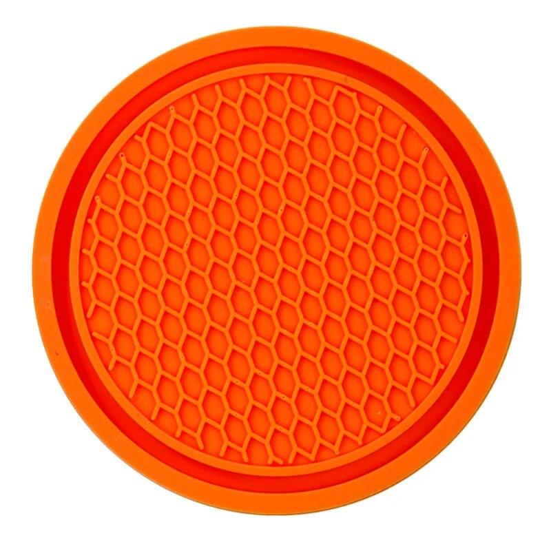 Автомобильный Нескользящий коврик для чашки с водой, украшение со стразами, авто интерьер для украшения автомобиля, аксессуары для тюнинга транспортных средств