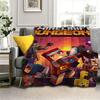 Movie M-Minecrafts Cartoon Game 2026 Retro Flannel Blanket Soft Throw Blanket Art For Home Decor Bedroom Bed Sofa Picnic Gifts