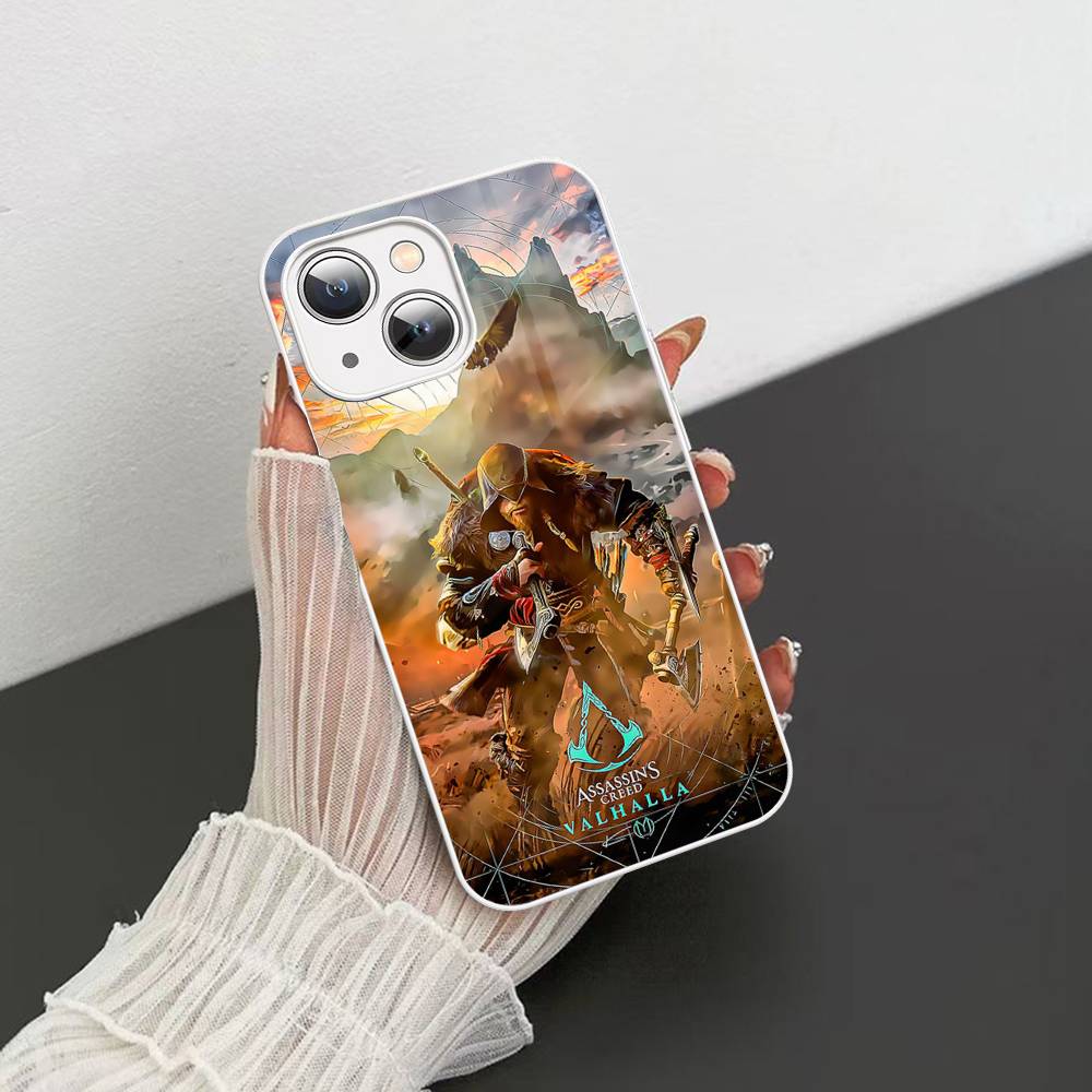 Смешная игра A-Assassins C-Creed Закаленное Стекло Для Iphone 14 13 12 11 Pro Mini XS MAX 14Plus X XS XR Чехол