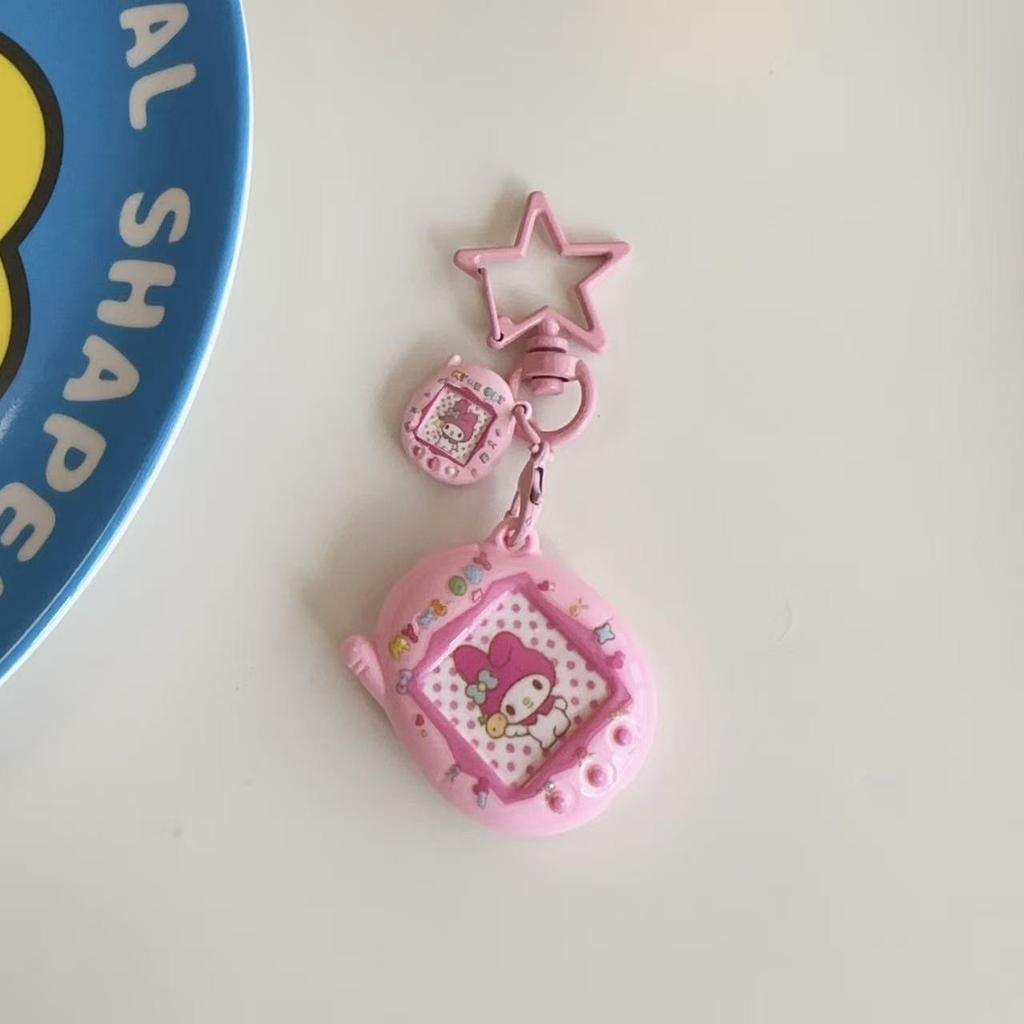Дизайн Анимация Тамагочи Брелоки Коллекция Персонажей Sanrio My Melody Cinnamoroll HelloKitty Фигурка Брелок Очаровательный Подвеска Детский Сюрприз
