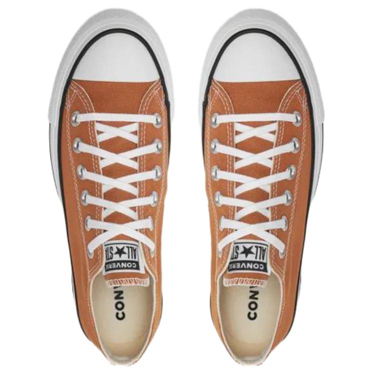 Converse Chuck Taylor All Star Lift Platform Повседневные Удобные Низкие Кеды из Канваса Женские кроссовки Оранжевый A11540C