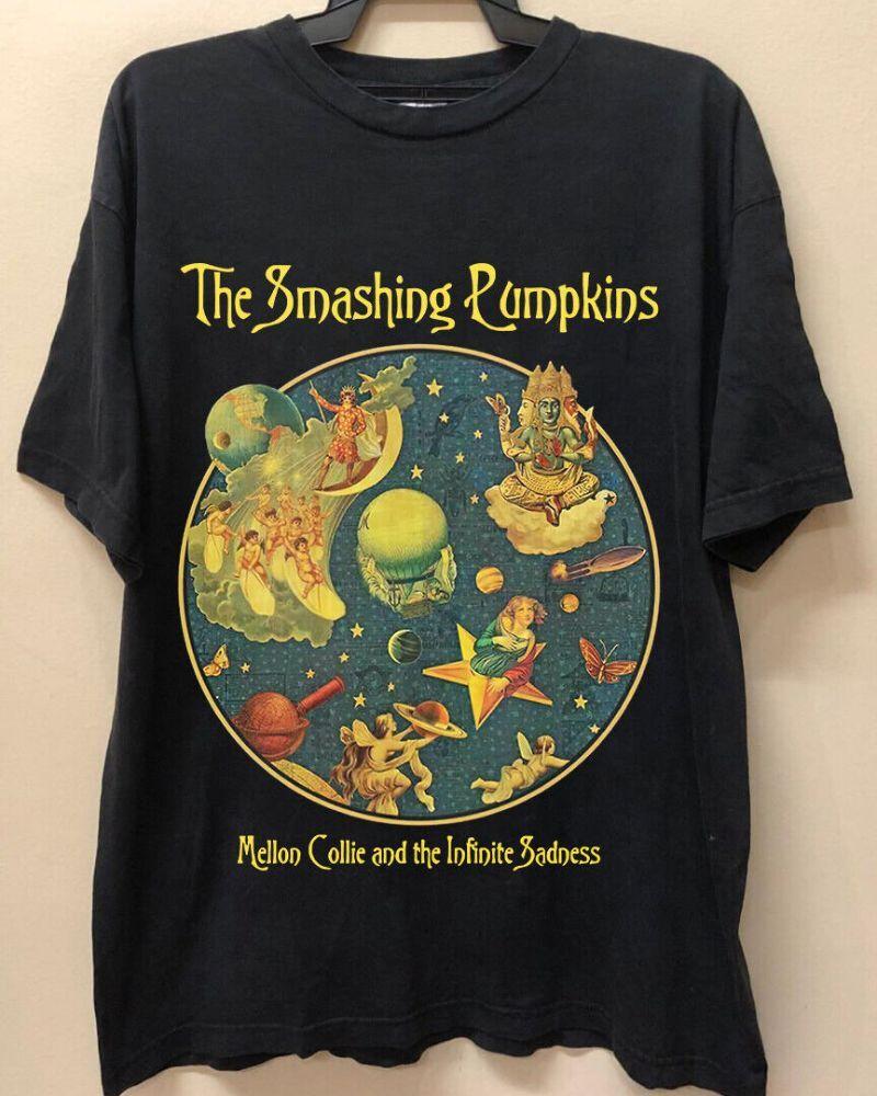 Винтажная футболка с коротким рукавом The Smashing Pumpkins, Тур 1996 года, Подарок фанату, Унисекс
