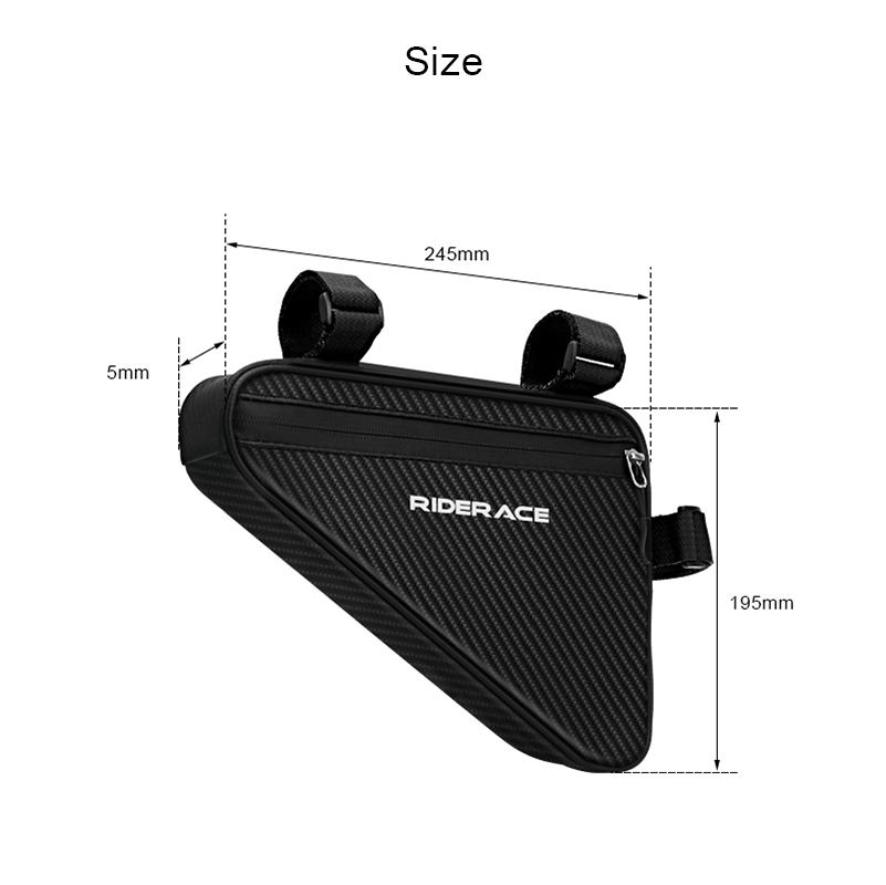 Bicycle Bag Triangle Waterproof Rainproof 3L Large Capacity Outdoor Sport Cycling Frame Front Bags MTB Road Bike Pouch Frame Bag