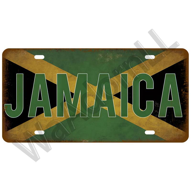 Metal Sign Germany USA Country Flag France Tin Sign Plaque Russia Spain Tinplate Plate For Wall Home Restaurant Craft Bar Decor