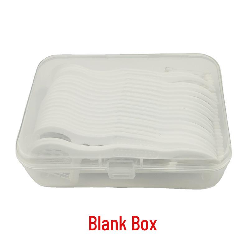 «50 зубных нитей — пластиковая зубочистка с изогнутой нитью»