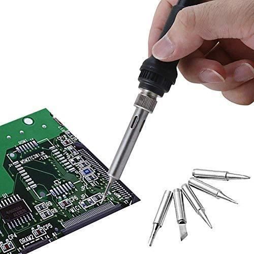 Gasea 10pcs 900m remplacement pointes de fer à souder kit pannes à souder pour hakko, radio shack, tenma, atten, rapide, aoyue,