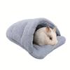 Fleece Pet Bed Sweat-absorbent Pet House Pet Assessories Sleeping Bag  Rabbit