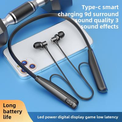 Bluetooth-наушники Neck Neck Wireless Motion Сверхдолгий срок службы батареи в режиме ожидания Шумоподавление
