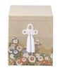 Small Brocade Chrysanthemum Box [for 5-inch Urns]  Buddhist Altar Supplies, Memorial Services, Urns