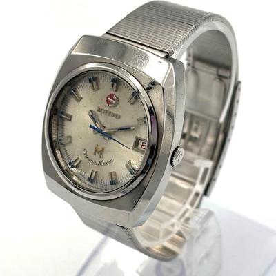 Б/у Редкие Rado RADO Mannheim автоматические мужские часы дата ограненное стекло серебряные часы винтаж рабочий экземпляр