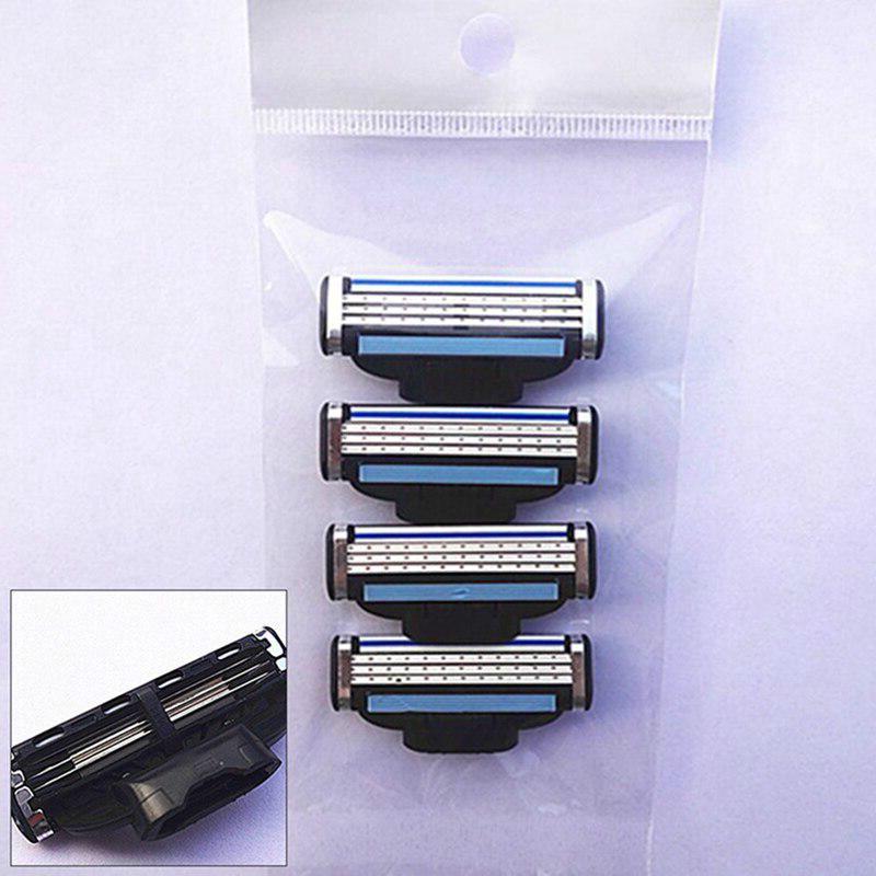 4 шт. 3-слойные лезвия для бритвы Mache 3 мужские лезвия для бритвы Gile Proglide лезвия для бритья Gillettee Lame