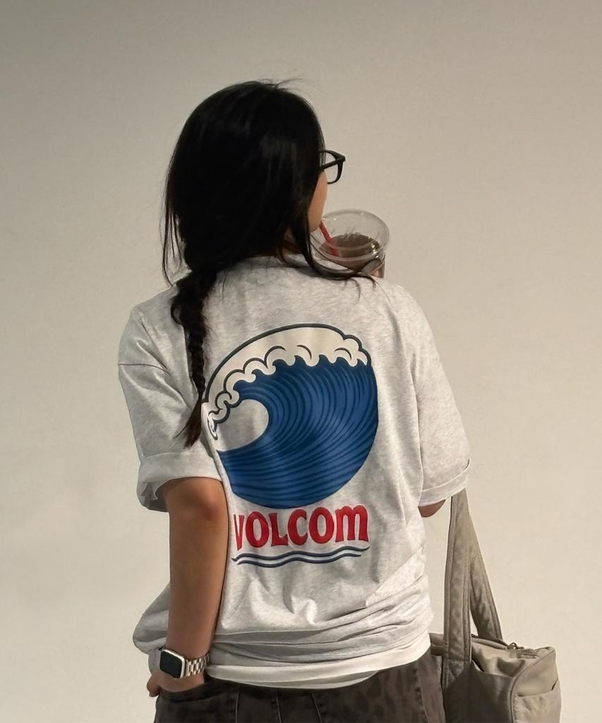VOLCOM North Shore Oversized Short Sleeve Tee (Ice Grey)