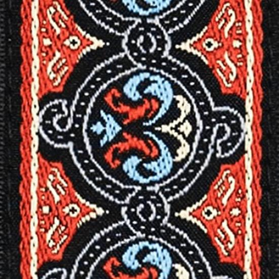 Ремень для гитары Eco Comfort Jacquard 50RW06 Orange D'Addario