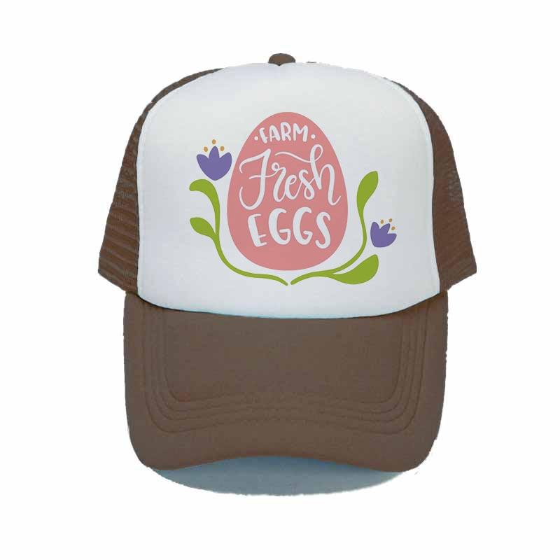 Organic Farm Fresh Eggs Truck Hat Kaszkiet Poultry Farm Hennery Hip Hop Hunting Cap For Farmers Advertising Snapback Caps YY322