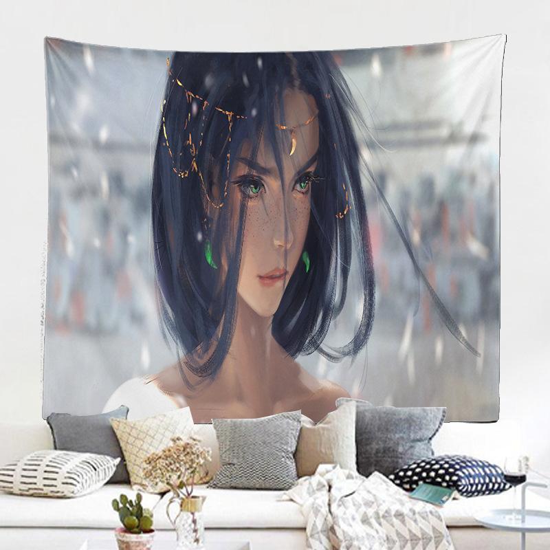 Фон настенная ткань гобелен живопись персонаж мультфильма призрак нож фреска гобелен декоративная живопись