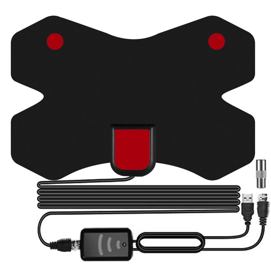 HDTV Antenna Indoor TV Antenna Range Up To 150 Miles with Amplifier Signal Booster