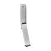 Adjustable Steel Door Stopper Non Punch Designs Metal Door Stop with Rubber Tip Quick Installation for Gap Doors