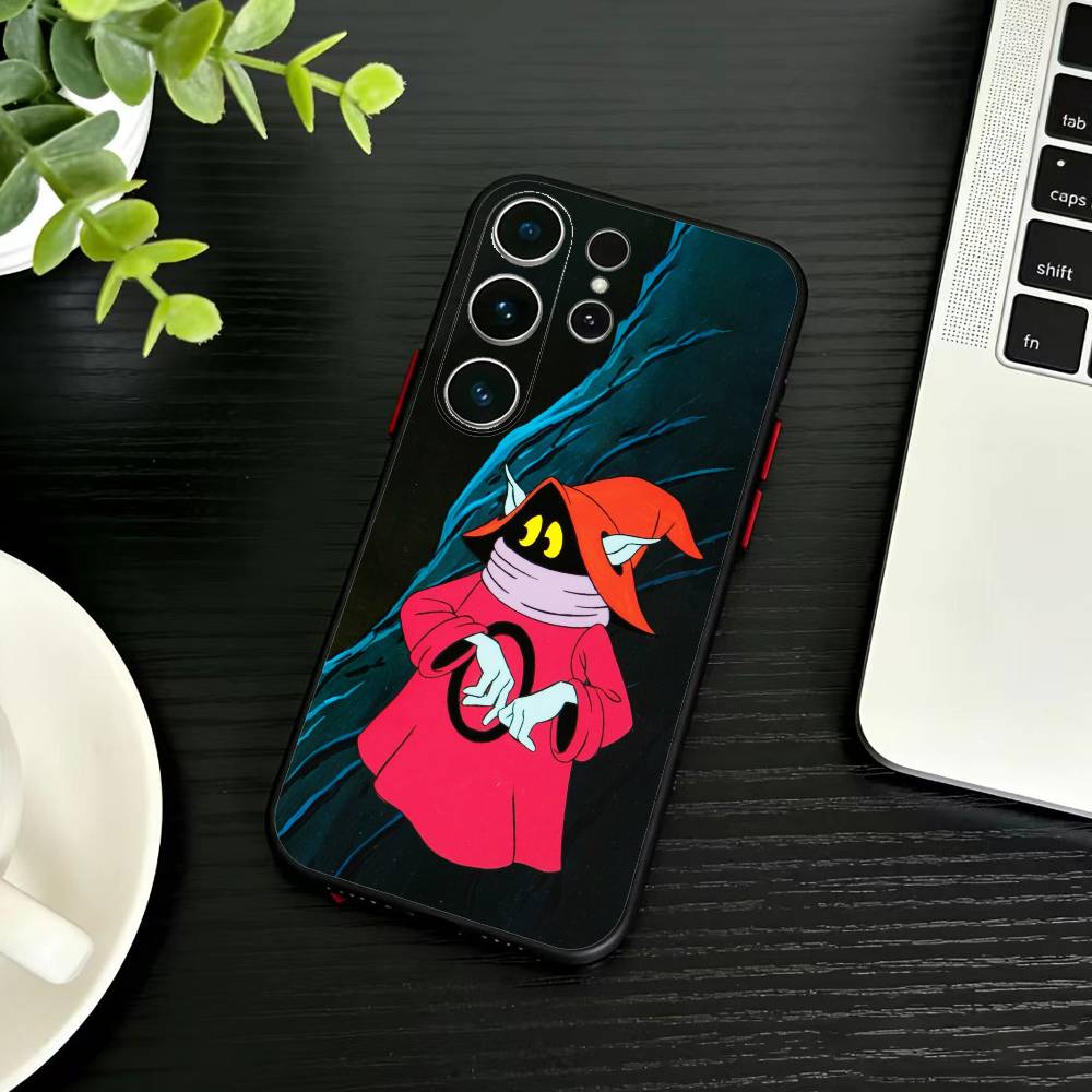 Чехол для телефона M-MOTU He-Man для Samsung S26,S25,S24,S23,S22,S21,S20,S30,Ultra,Plus,Fe,Note,5G Черный