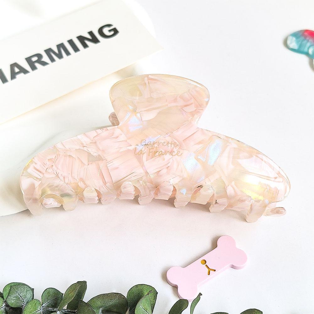 Acrylic Acetic Acid Hair Claw Elegant Women Hair Accessories Fashion Gradient Shark Clip Gifts