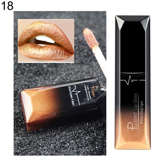 Long Lasting Liquid Lipstick Matte Moisturizing Advanced Lip Gloss Lip Glaze Glitter Matte Finish Lip Makeup Lipstick Women Sexy Beauty Cosmetic