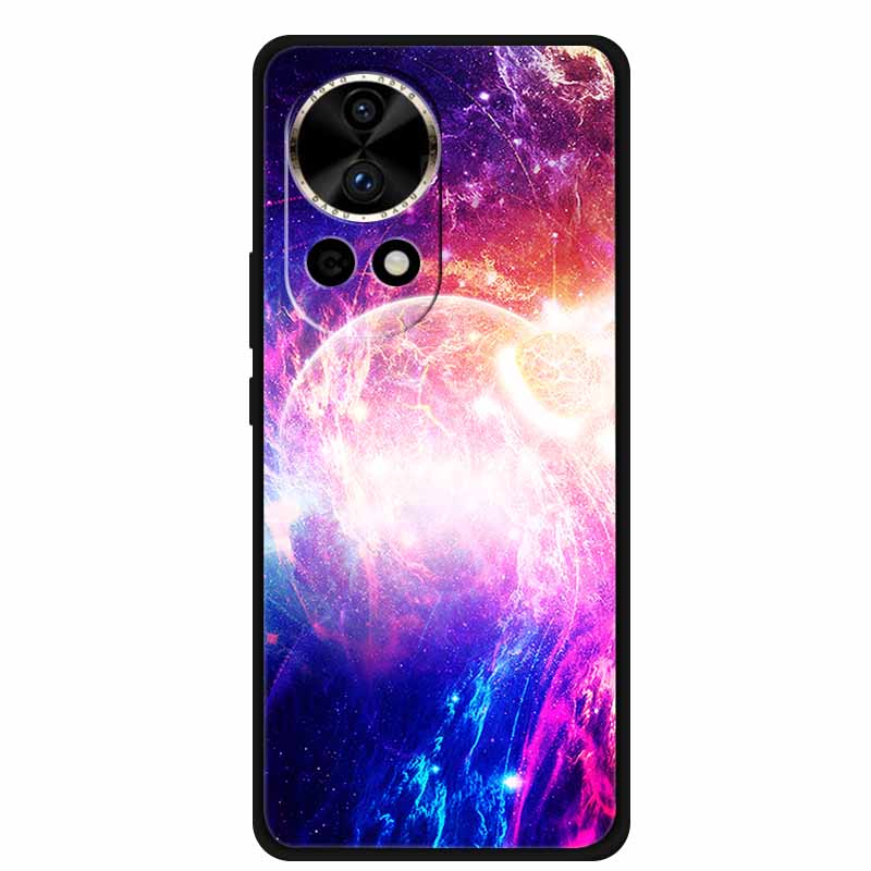 Flowers Patterns Case For Huawei Nova 12 pro ultra Funda Nova12 Pro Ultra Soft TPU Silicone Cover Lovely Floral Phone Back Cases